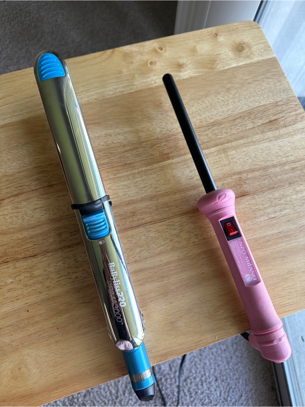 Babyliss Pro Prima 3000 Ionic Straightener + Enzo Milano 13mm Wand